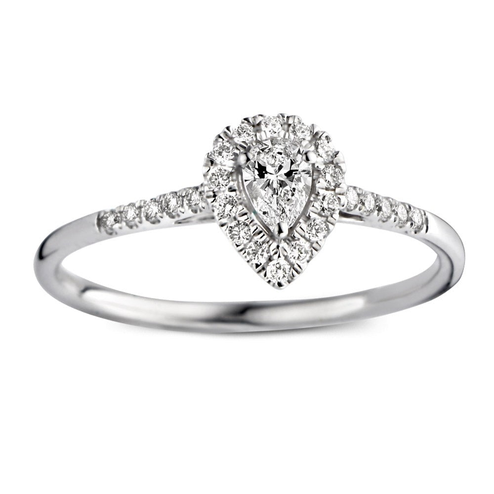 Ring Elin royal 0,30 crt. witgoud