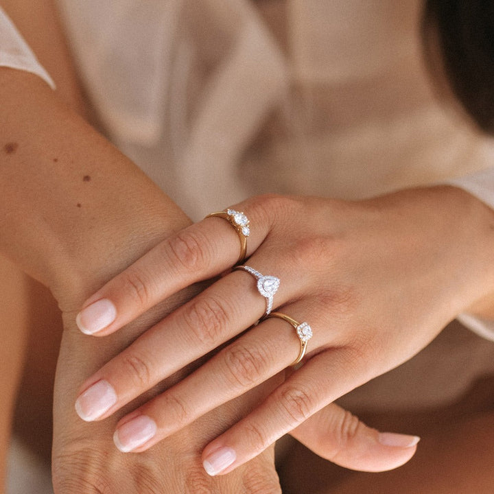 Ring Elin royal 0,50 crt. witgoud