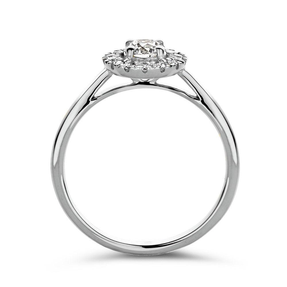 Ring Emma 0,50 crt. witgoud