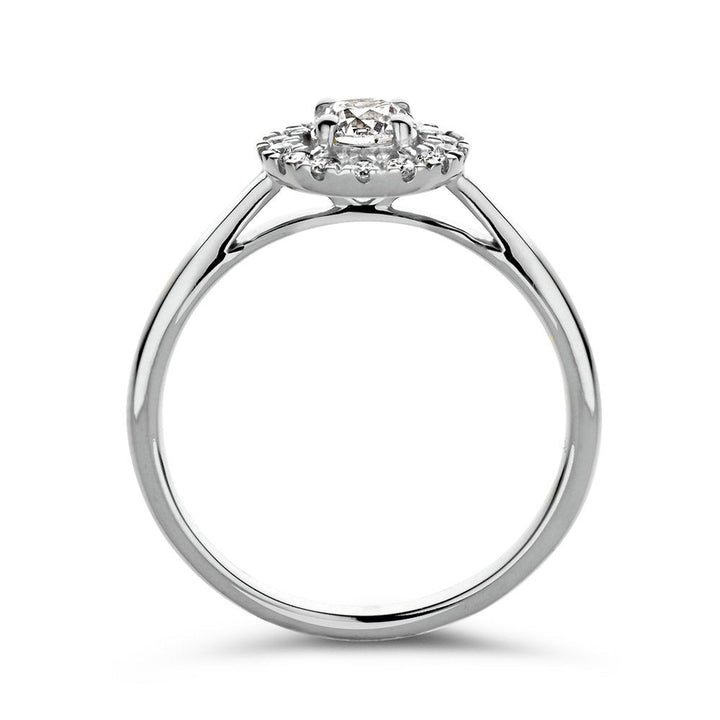 Ring Emma 0,50 crt. witgoud