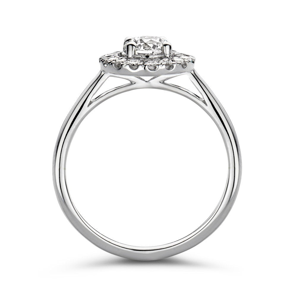 Ring Emma 0,75 crt. witgoud
