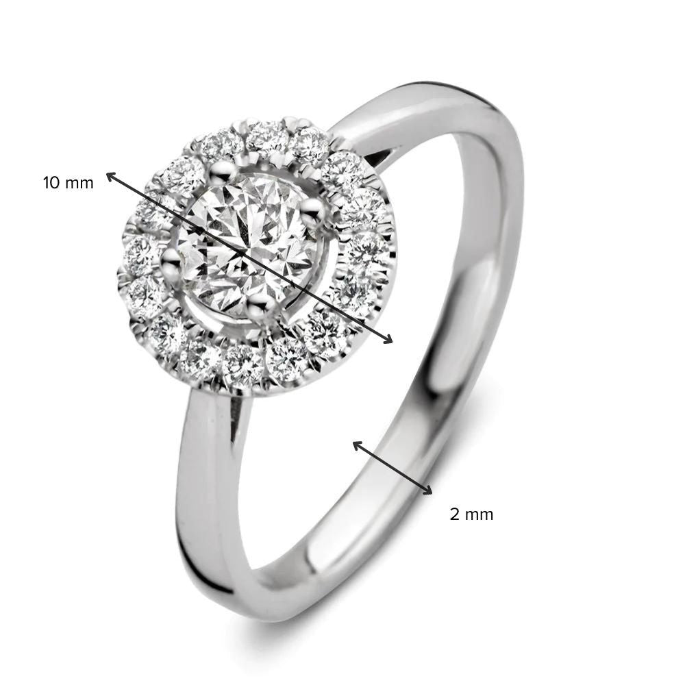 Ring Emma 0,75 crt. witgoud