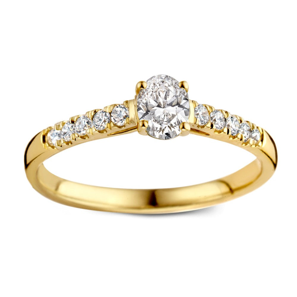 Ring Franky Royal 0,48 crt. geelgoud