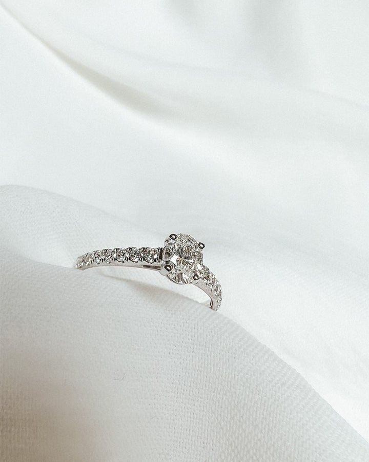 Ring Franky Royal 0,75 crt. witgoud