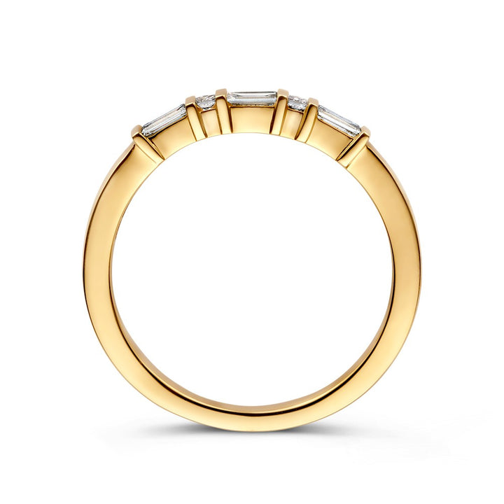 Ring geelgoud briljant 0.20 crt.