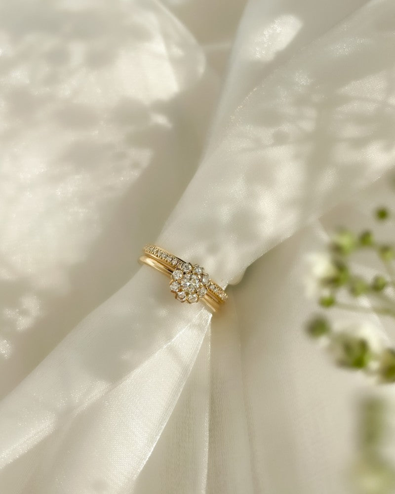 Ring geelgoud briljant 0.41 crt.