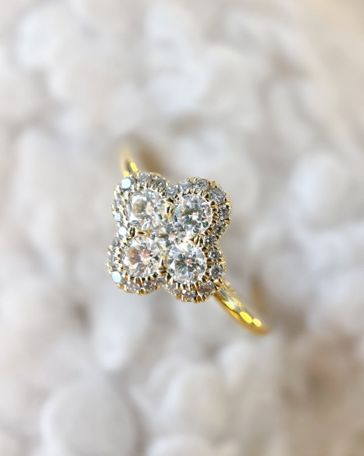 Ring geelgoud briljant 0.48 crt.