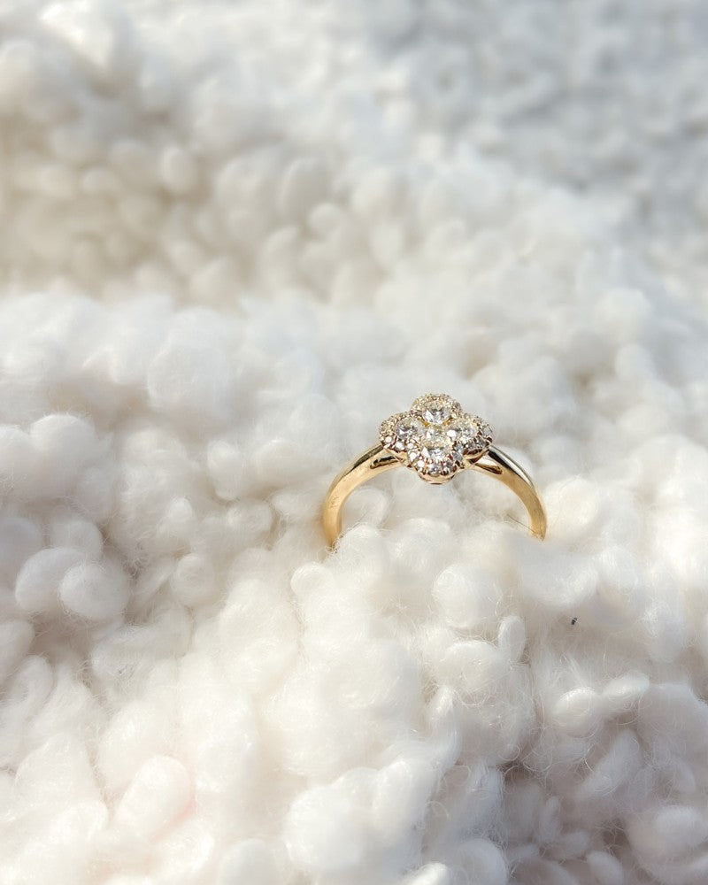 Ring geelgoud briljant 0.48 crt.