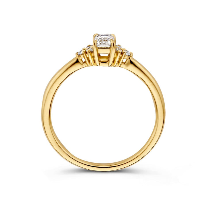 Ring Ines 0,41 crt. geelgoud