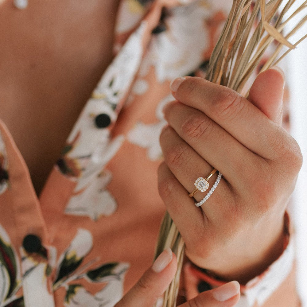 Ring Ivy 0,30 crt. geelgoud