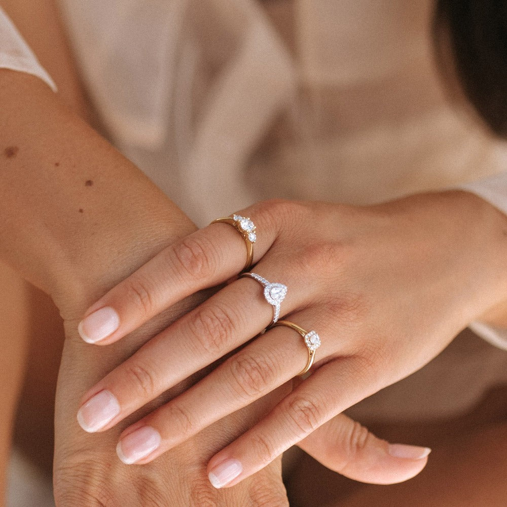 Ring Ivy 0,30 crt. geelgoud