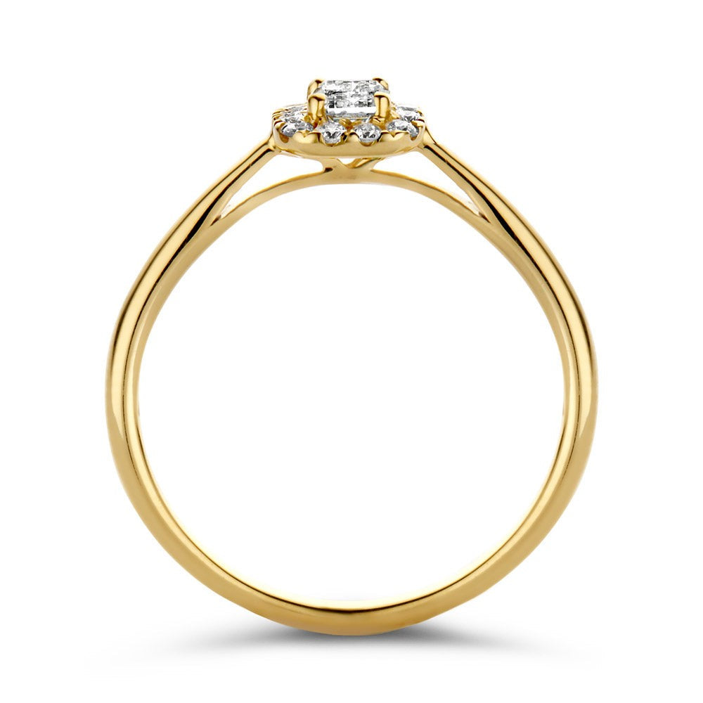 Ring Ivy 0,30 crt. geelgoud