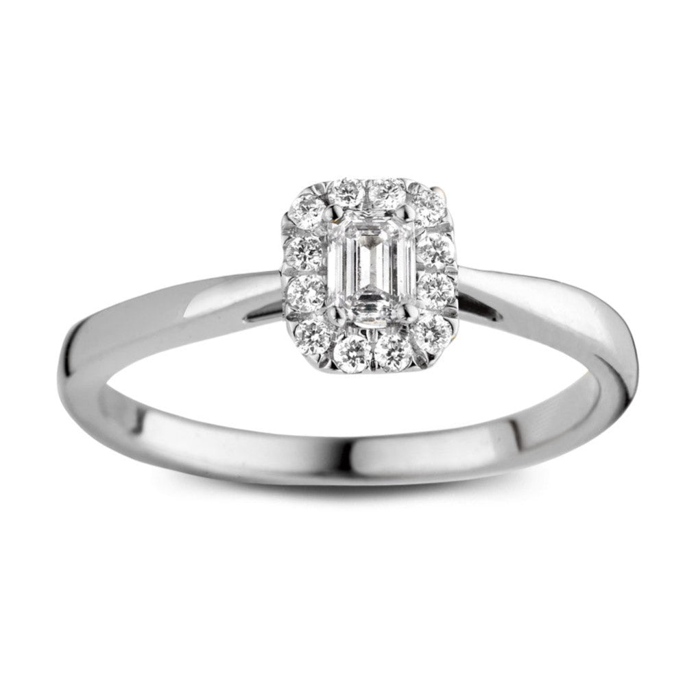 Ring Ivy 0,30 crt. witgoud