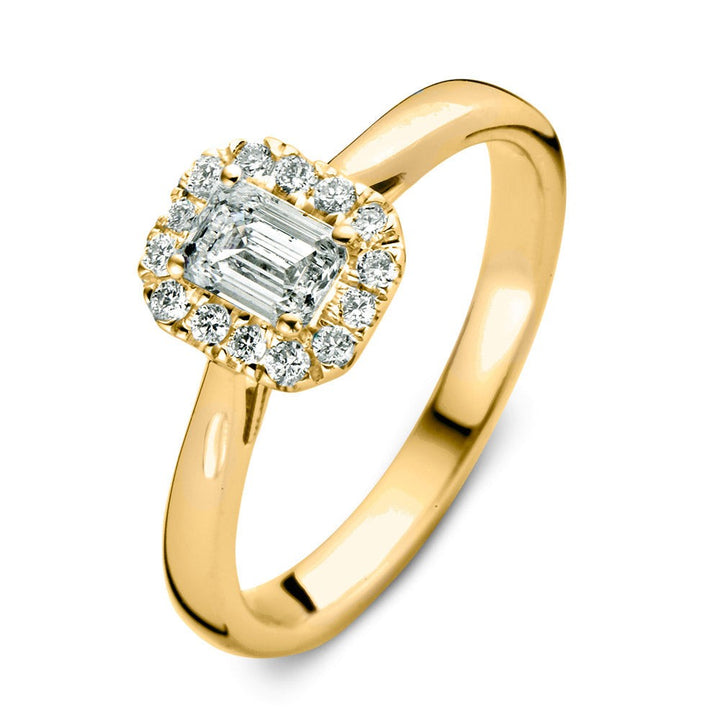 Ring Ivy 0,66 crt. geelgoud