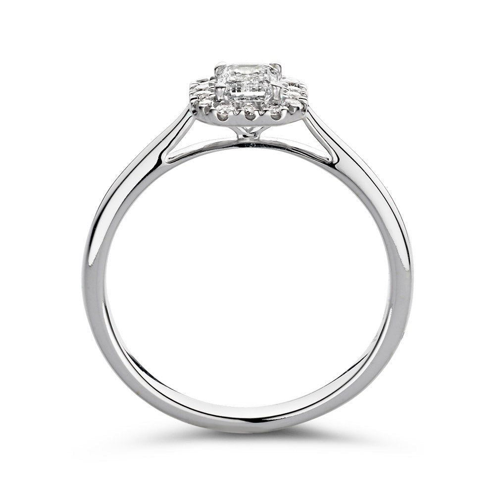 Ring Ivy 0,66 crt. witgoud