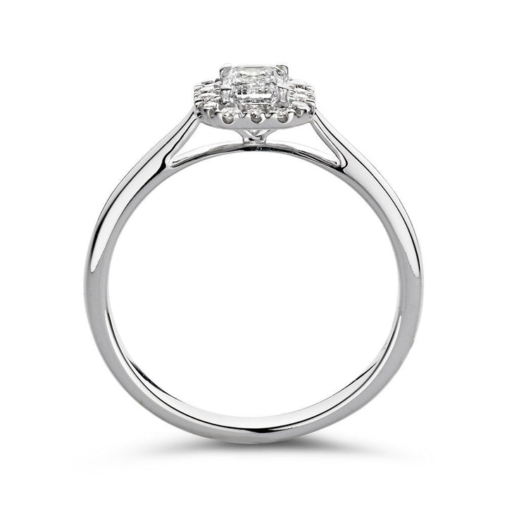 Ring Ivy 0,66 crt. witgoud