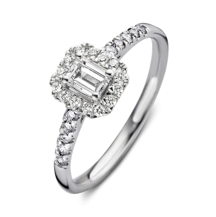 Ring Ivy royal 0,50 crt. witgoud