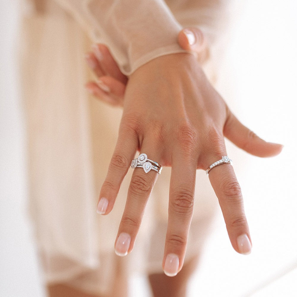 Ring Ivy royal 0,50 crt. witgoud