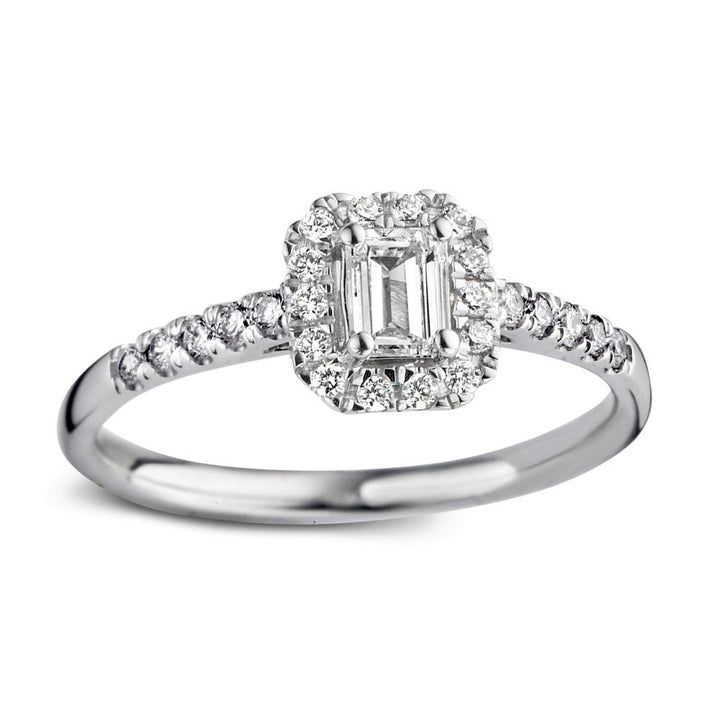 Ring Ivy royal 0,50 crt. witgoud