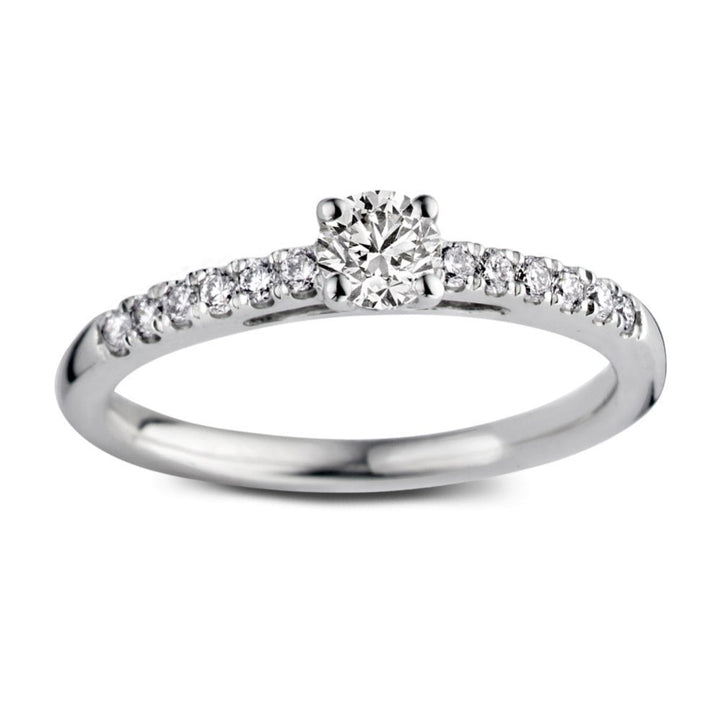 Ring Mary 0,50 crt. witgoud