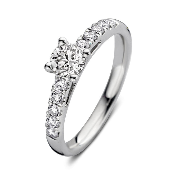 Ring Mary 0,80 crt. witgoud