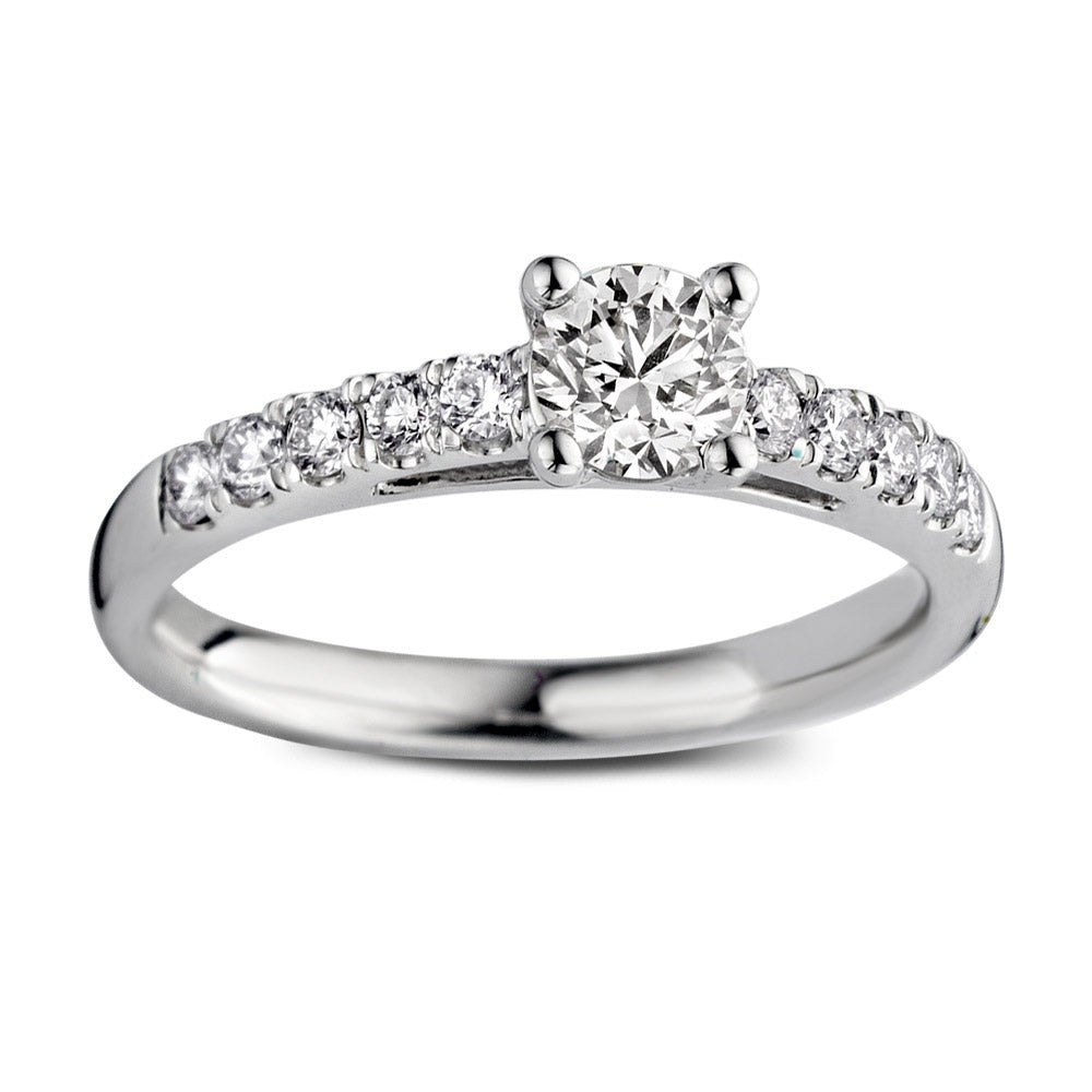 Ring Mary 0,80 crt. witgoud