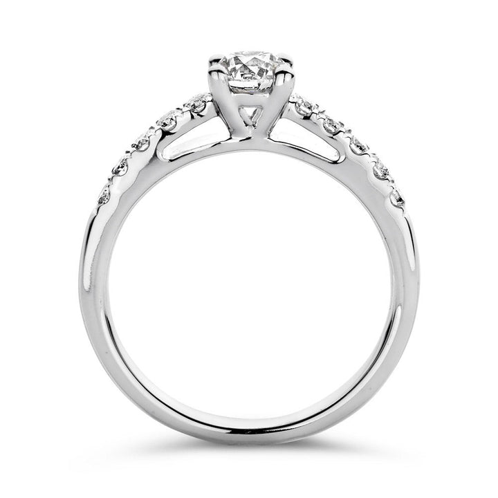 Ring Mary 0,80 crt. witgoud