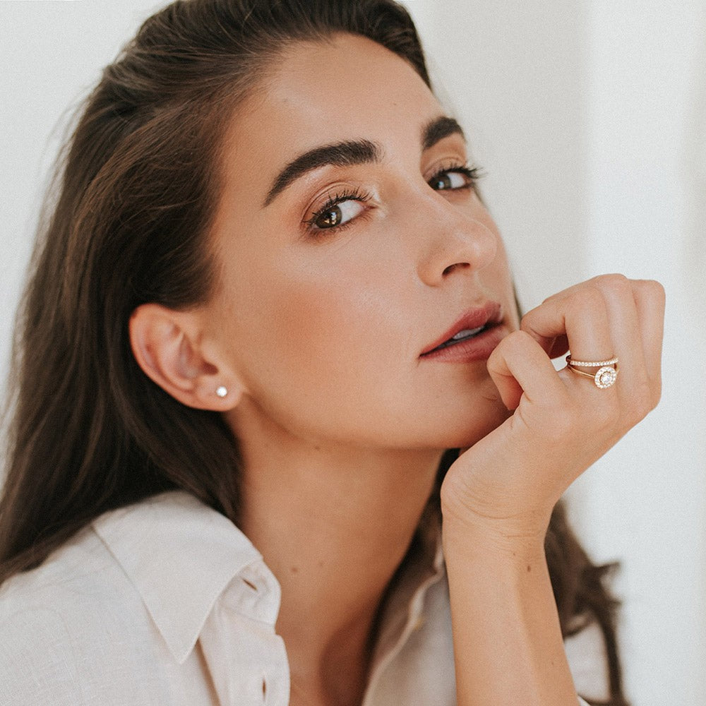 Ring Millie 0,20 crt. geelgoud