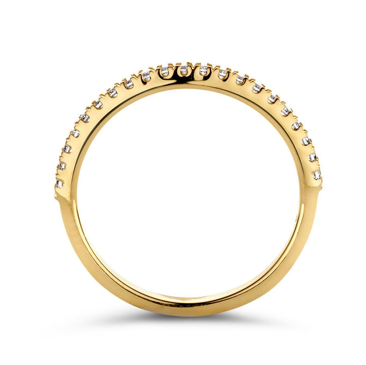 Ring Millie 0,20 crt. geelgoud