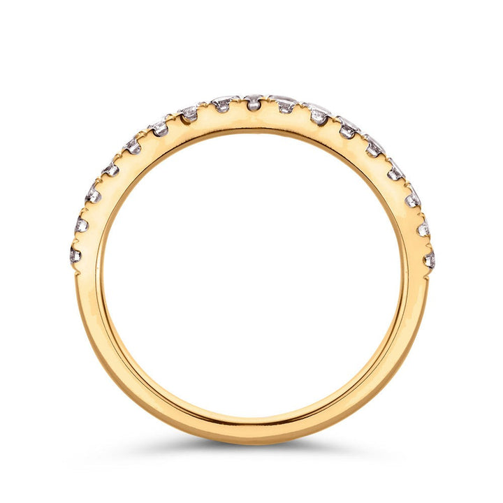 Ring Millie 0,30 crt. geelgoud