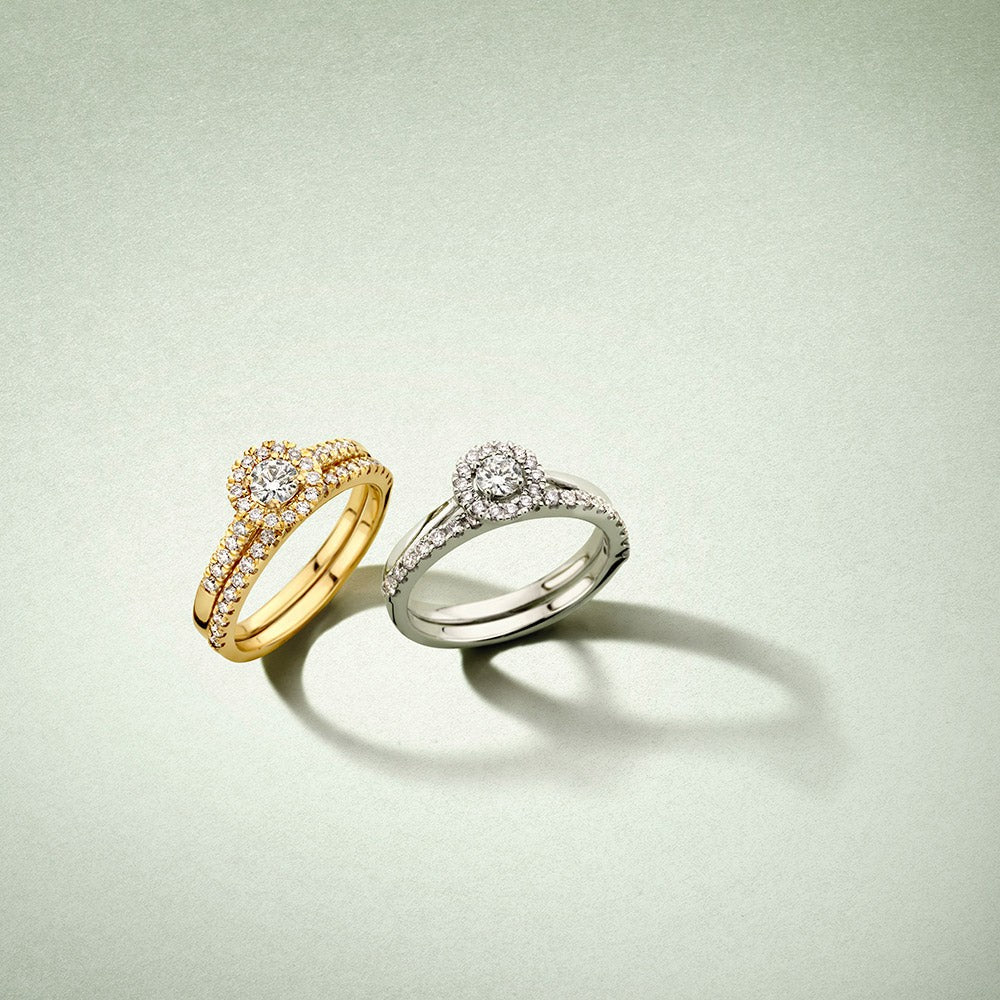 Ring Millie 0,30 crt. witgoud