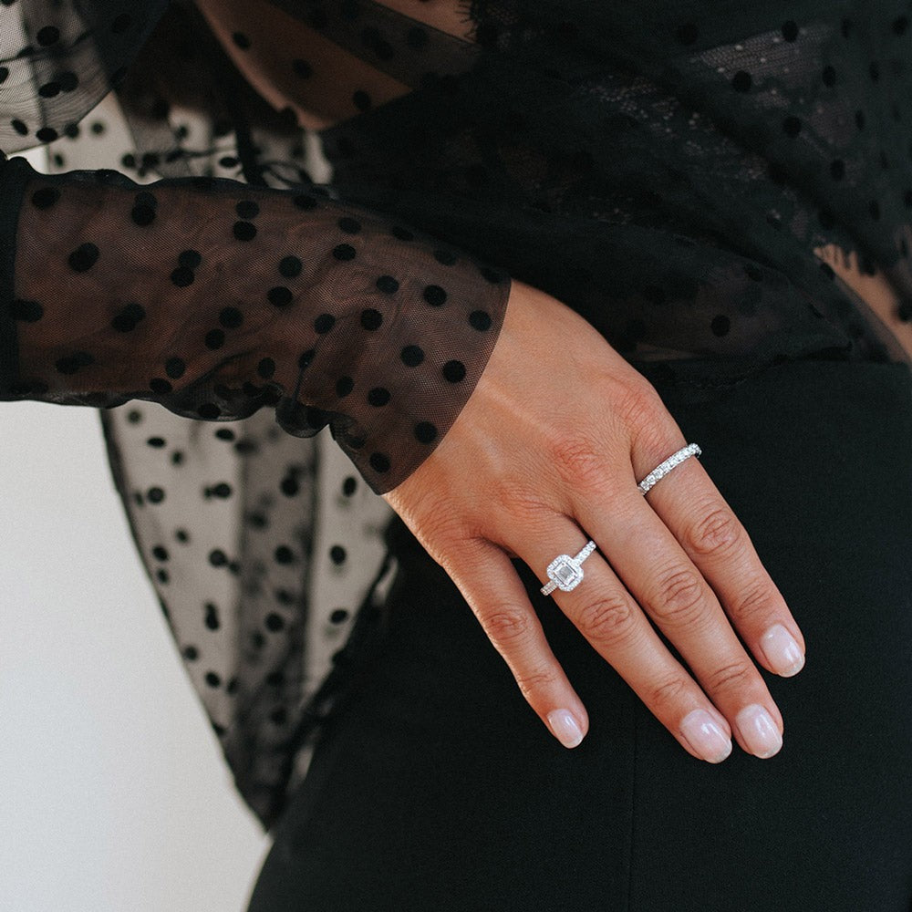 Ring Millie 0,44 crt. witgoud