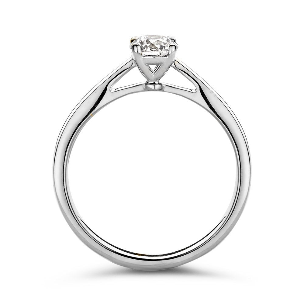 Ring Olivia 0,50 crt. witgoud