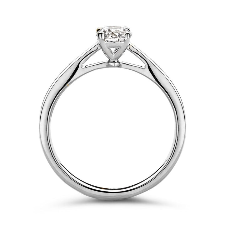 Ring Olivia 0,50 crt. witgoud
