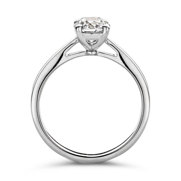 Ring Olivia 1,00 crt. witgoud