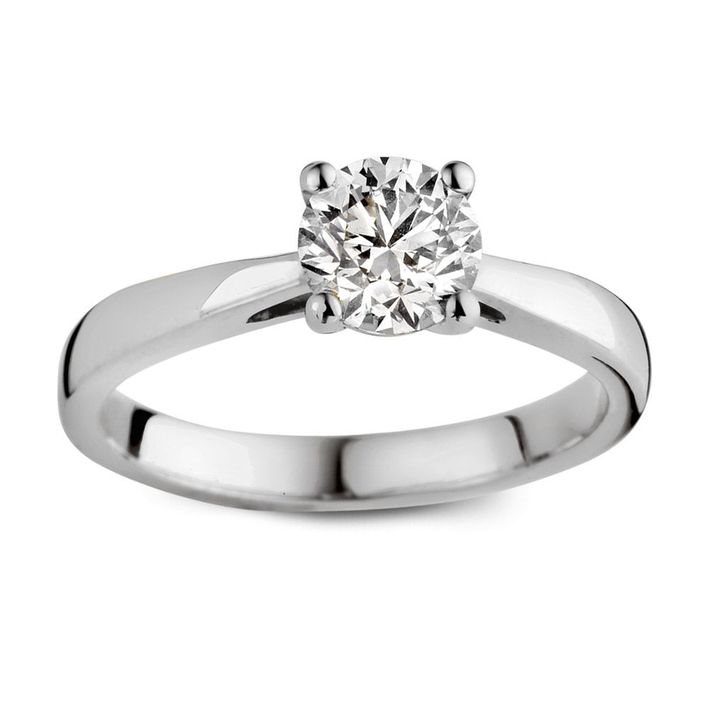 Ring Olivia 1,00 crt. witgoud