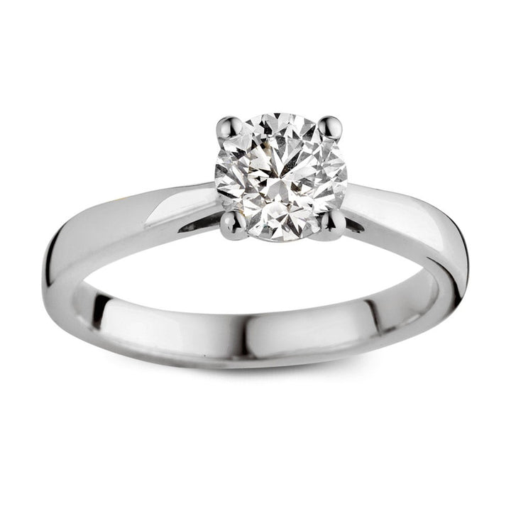 Ring Olivia 1,00 crt. witgoud