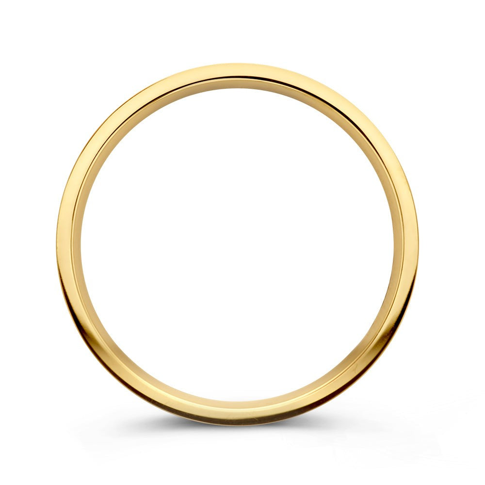 Ring Sam 3mm geelgoud