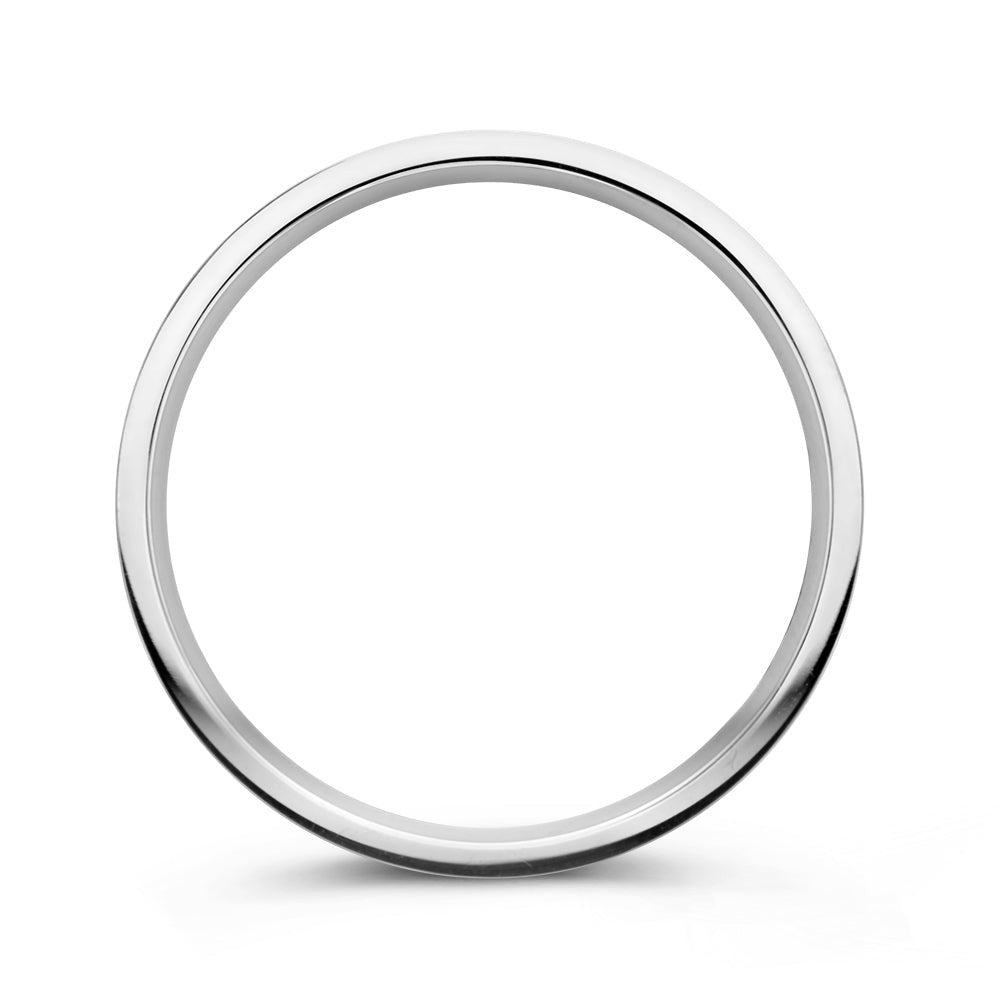 Ring Sam 3mm witgoud