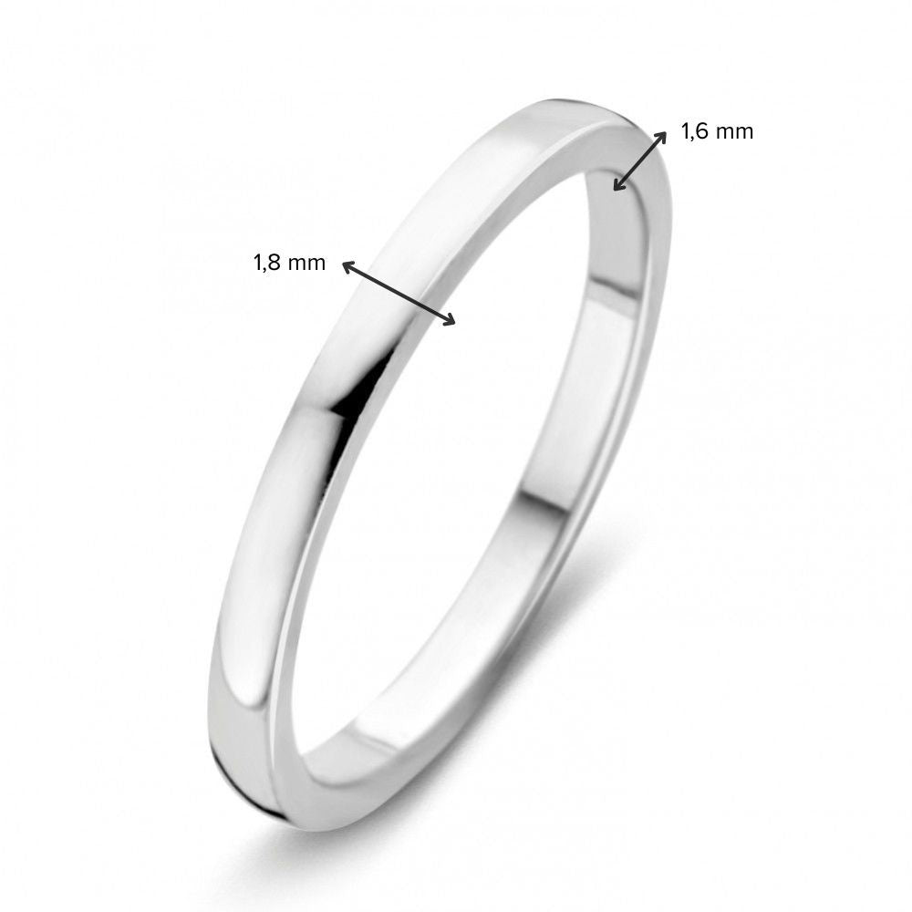 Elegante Witgouden Ring voor Dames – Tijdloze Stijl