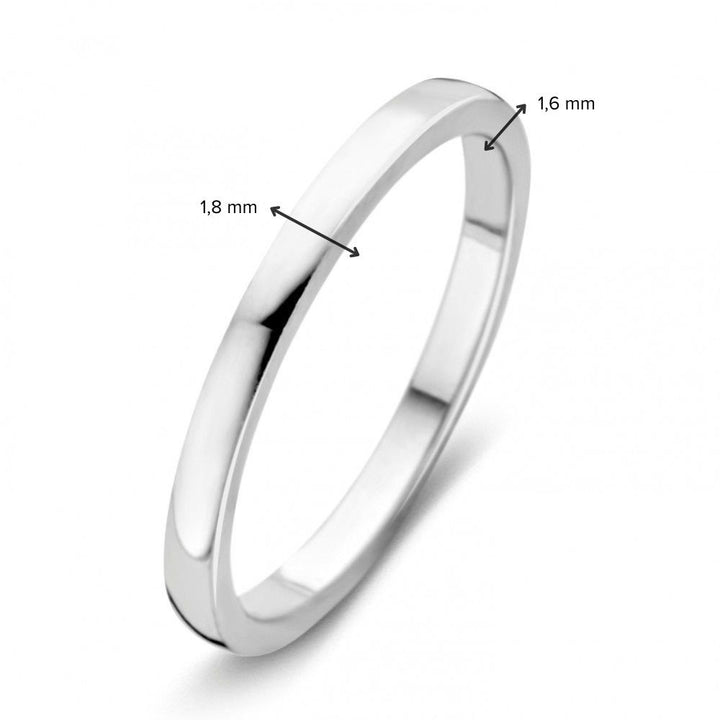 Elegante Witgouden Ring voor Dames – Tijdloze Stijl