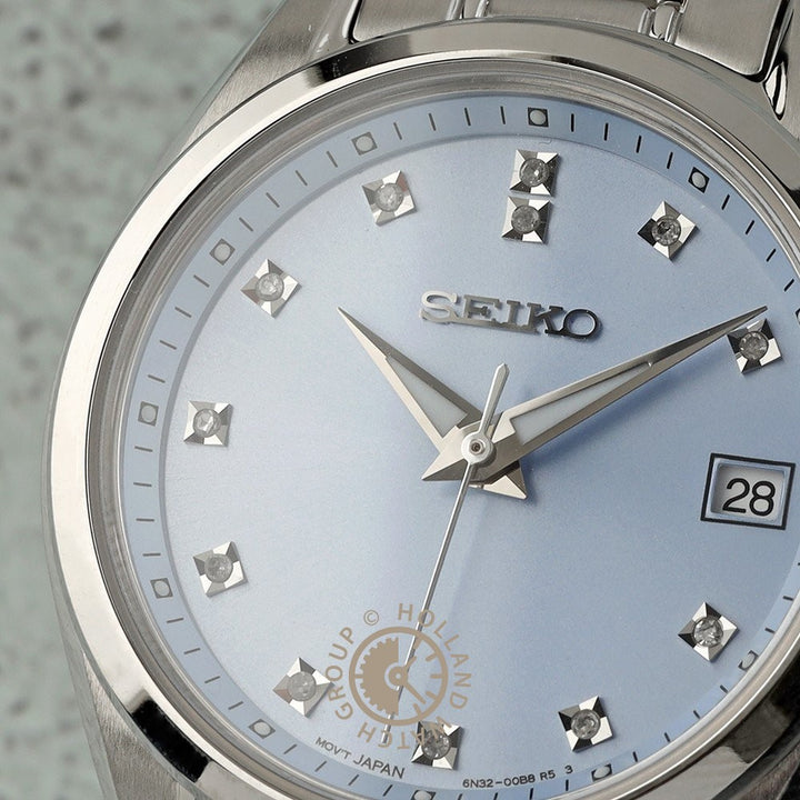 Seiko SUR581P1 Diamonds Horloge