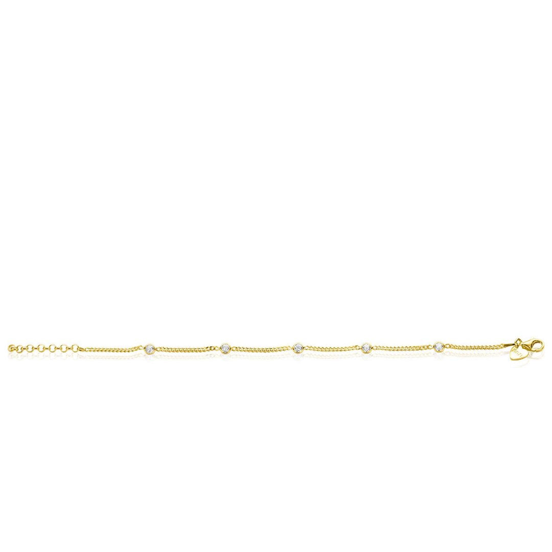 Zinzi Bracelet Gold Plated Zia2263 G