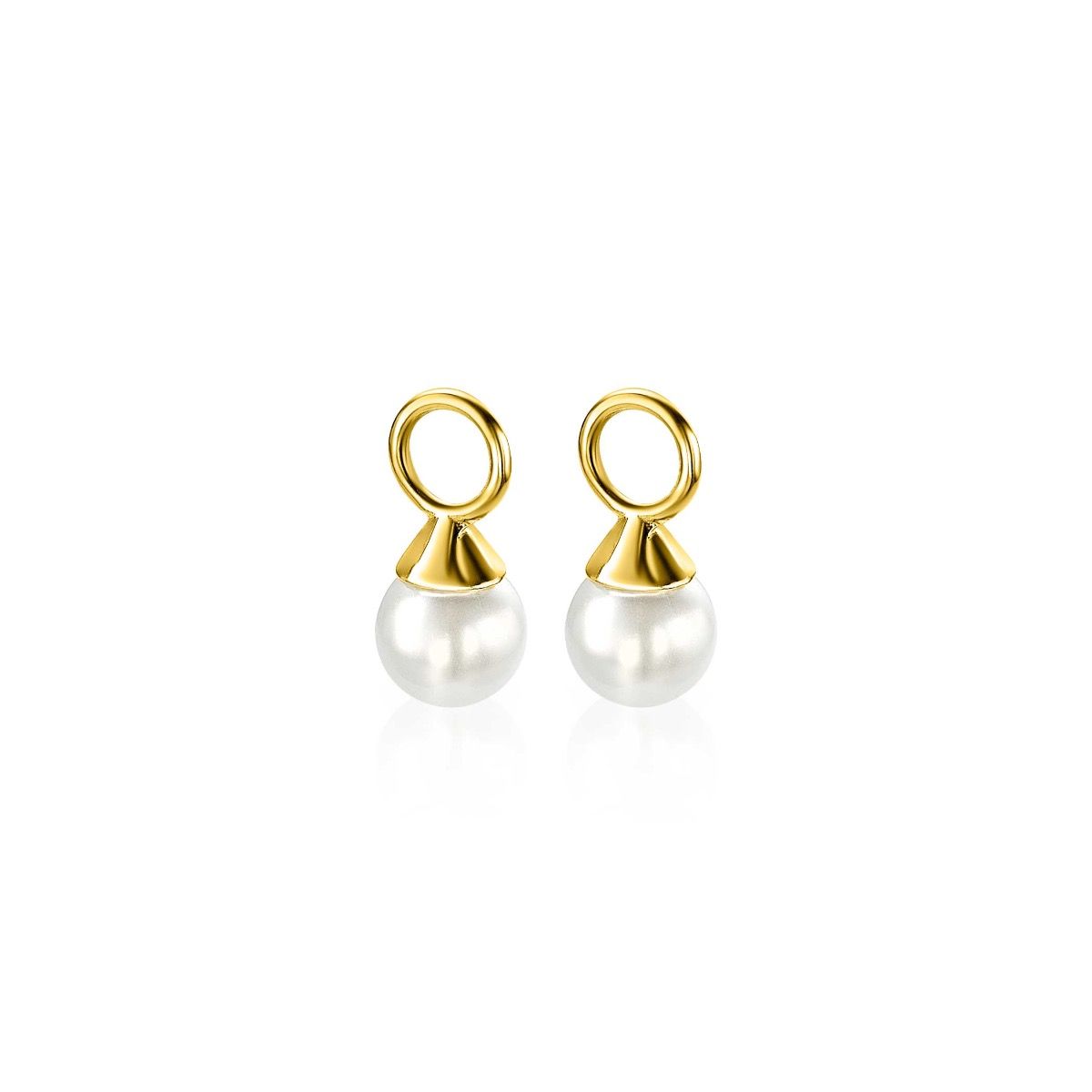 Zinzi Earrings Gold Plated Zich1749 Wg