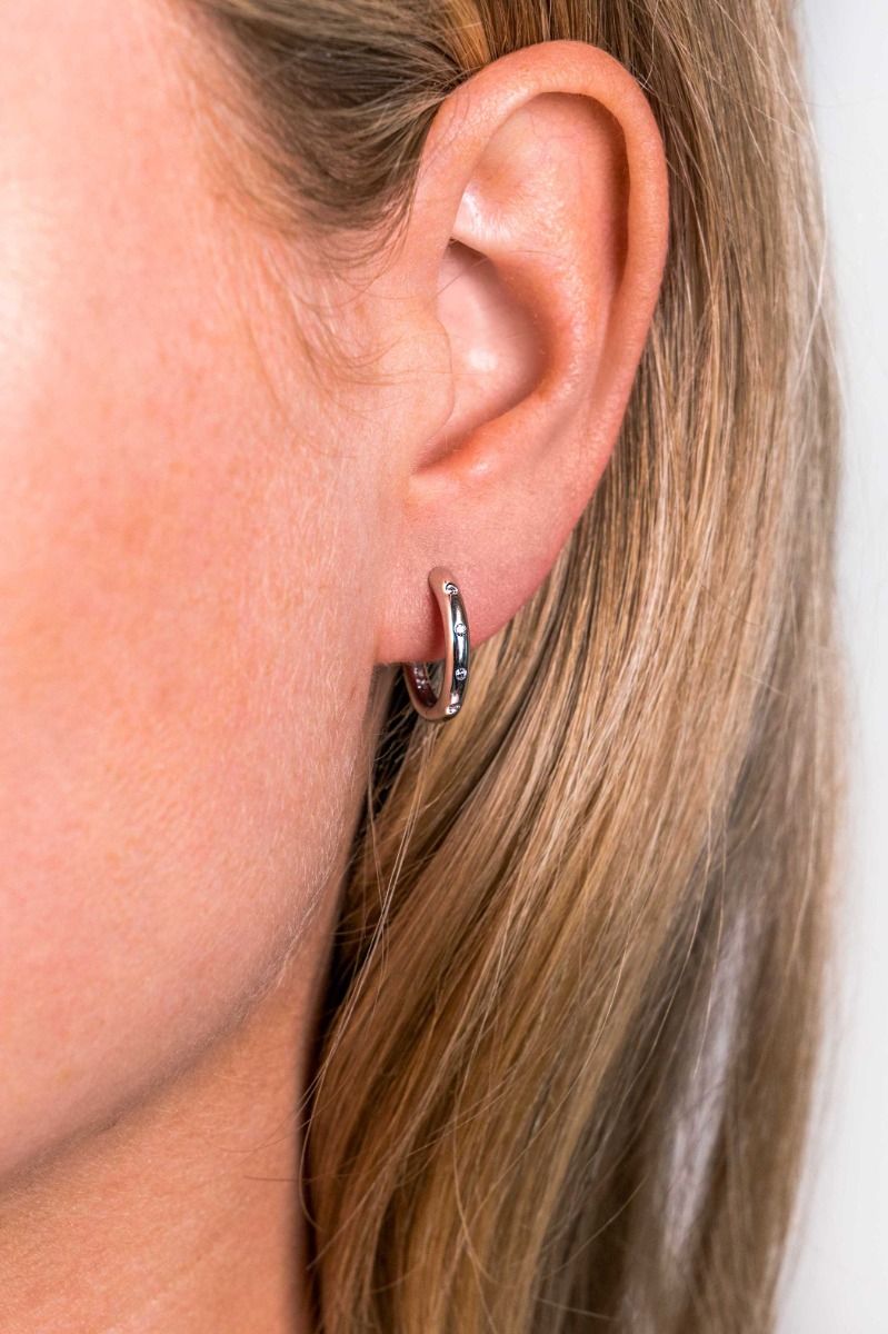 Zinzi Earrings Silver Zio1683