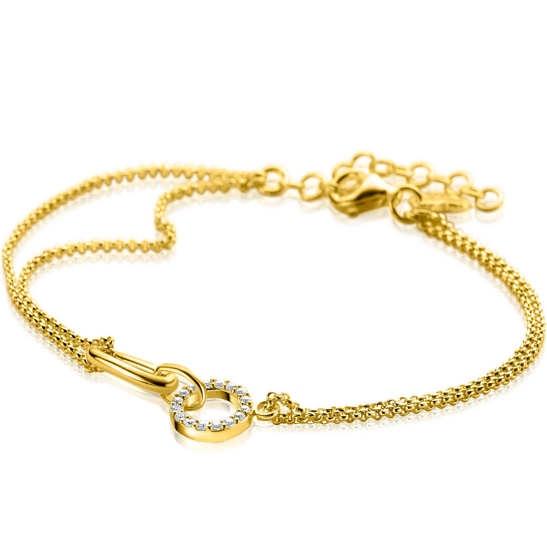 Zinzi Armband Gold Plated Zia2463 Y