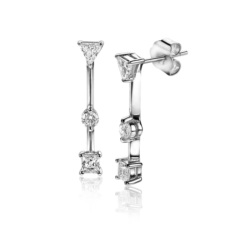 Zinzi Earrings Silver Zio2043