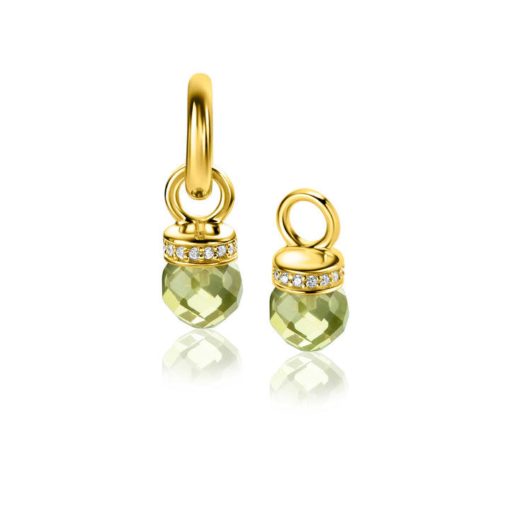 Zinzi Earrings Gold Plated Zich2428