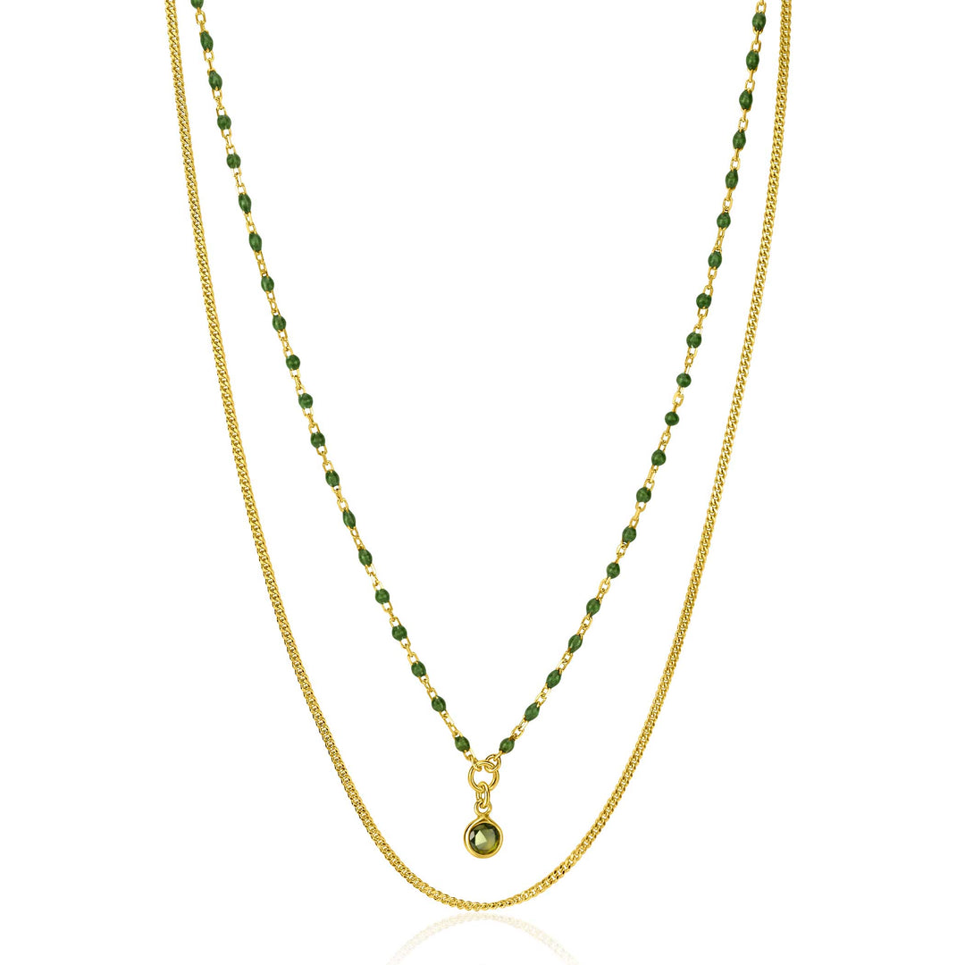 Zinzi Ketting Gold Plated Zic2528 G