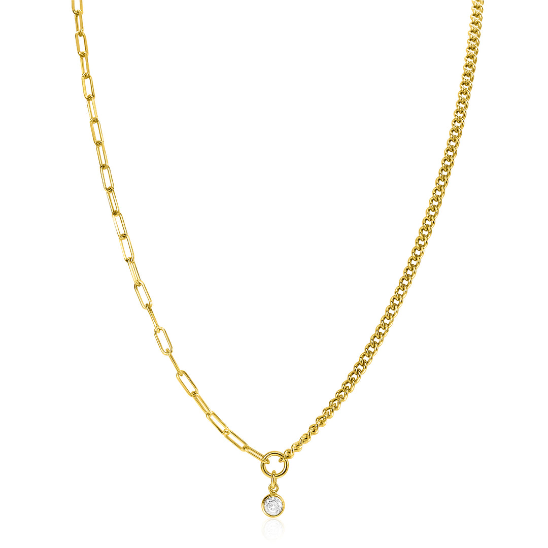 Zinzi Ketting Gold Plated Zic2480